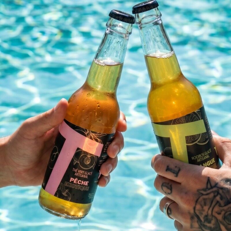 Exotic Peach Green Tea - Iced Tea 33cl