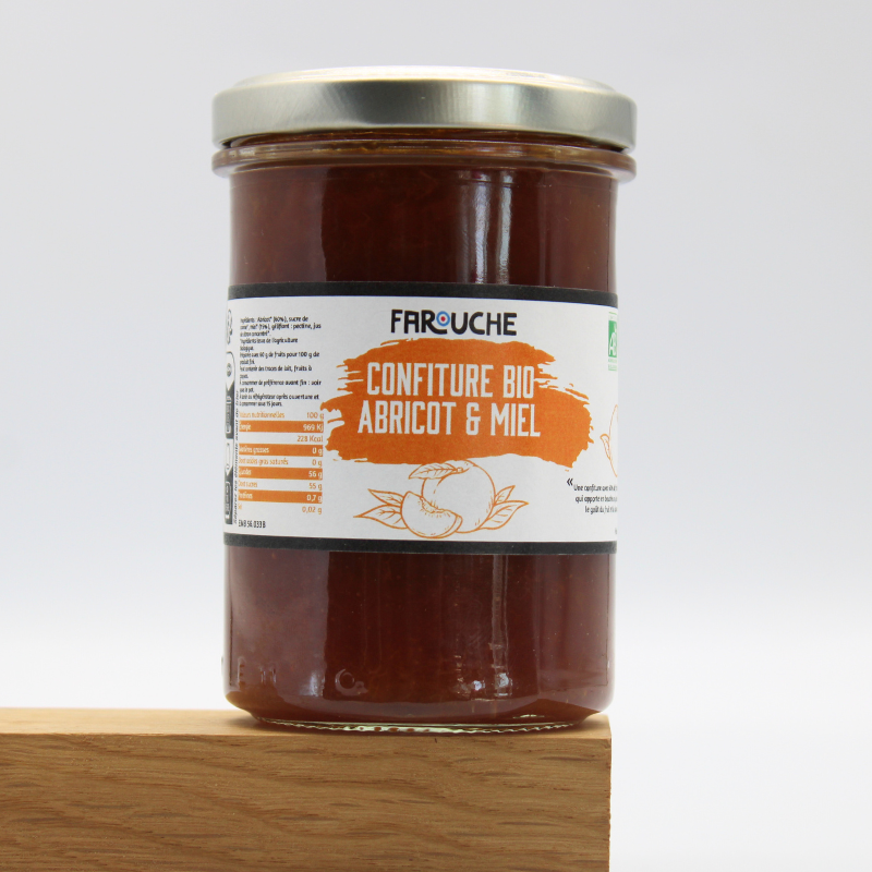 Organic Apricot & Honey Jam - 250g