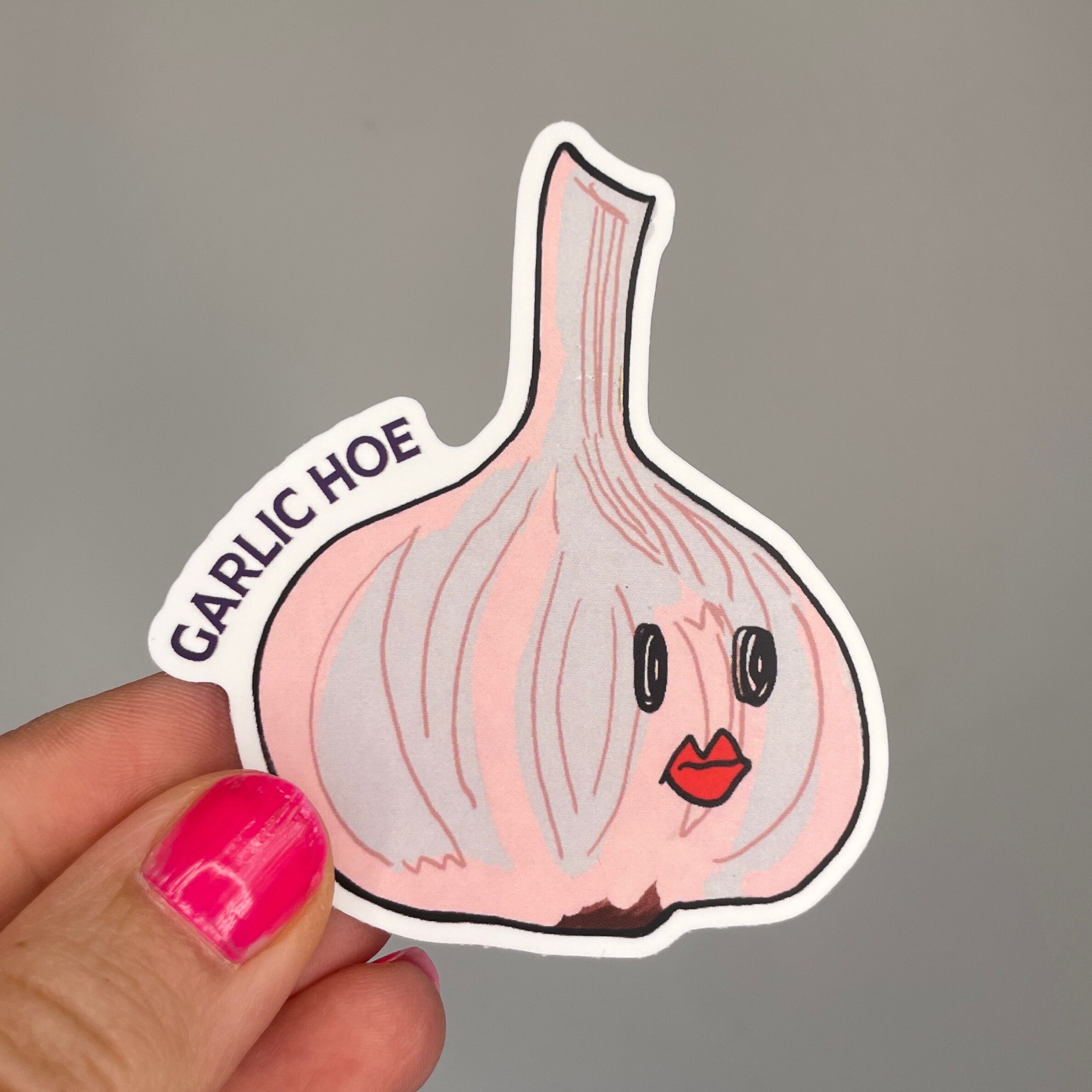 Garlic Hoe Sticker