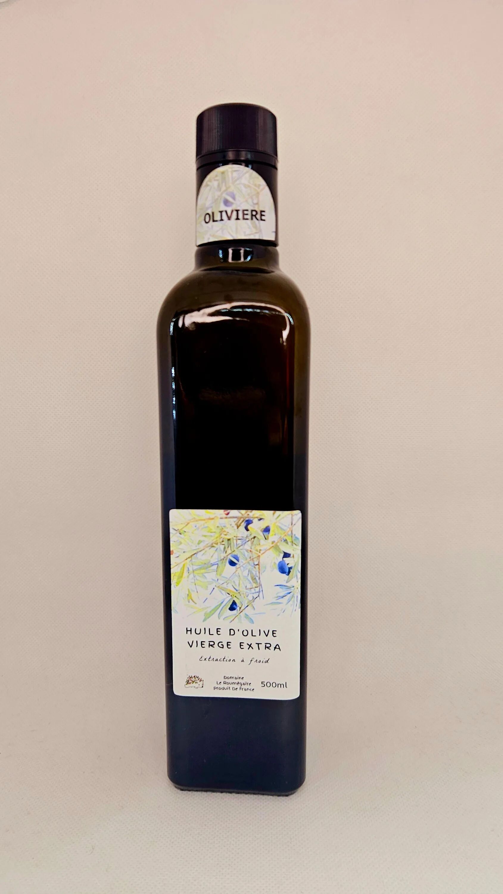 Cuvée “Olivière” – Extra virgin olive oil (Hérault/Occitanie) – Gourmet Gold 2025 AVPA – 500ml