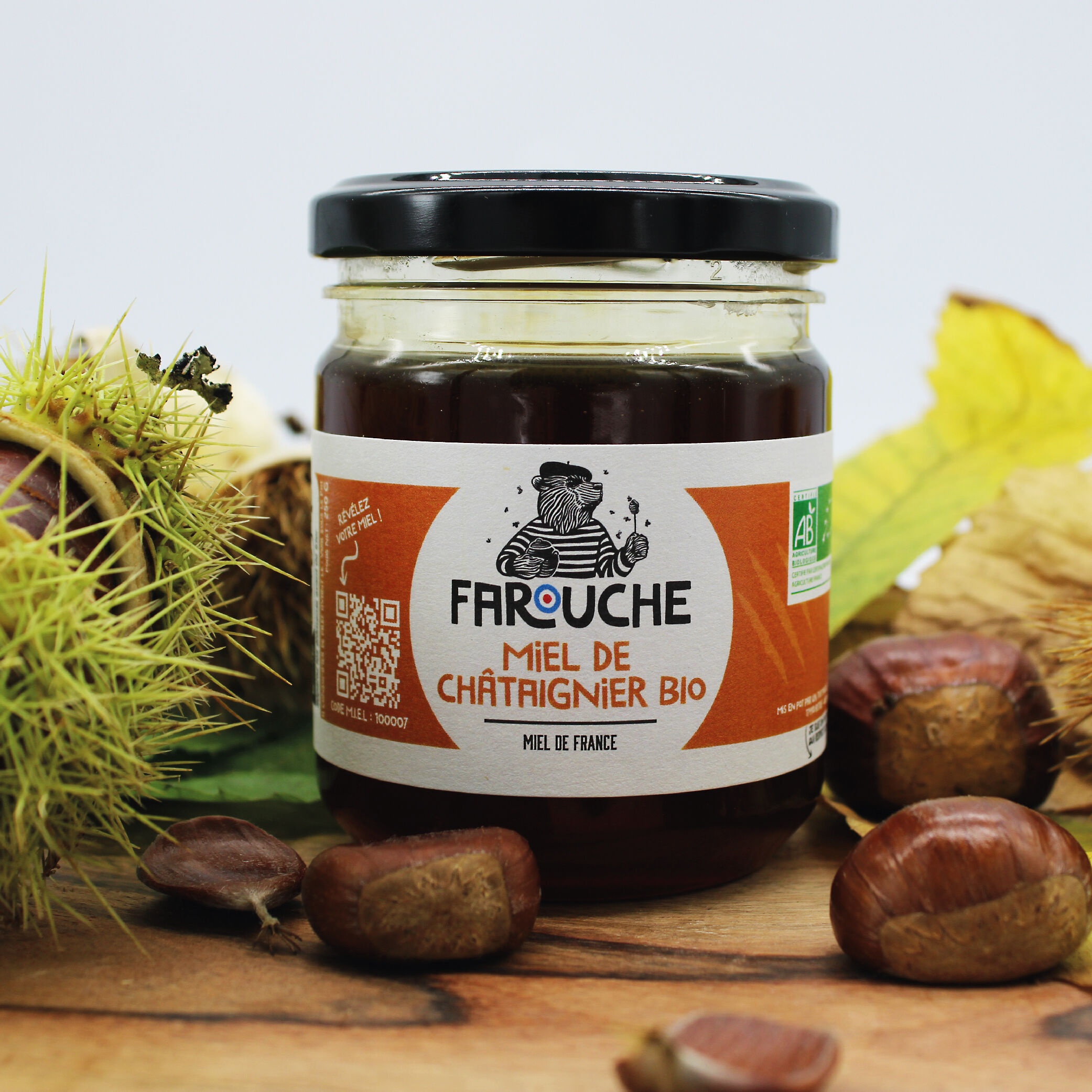 Organic Chestnut Honey - 250g