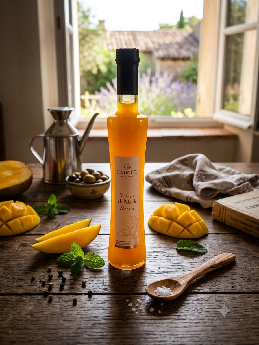 Mango pulp vinegar, original 20cl bottle