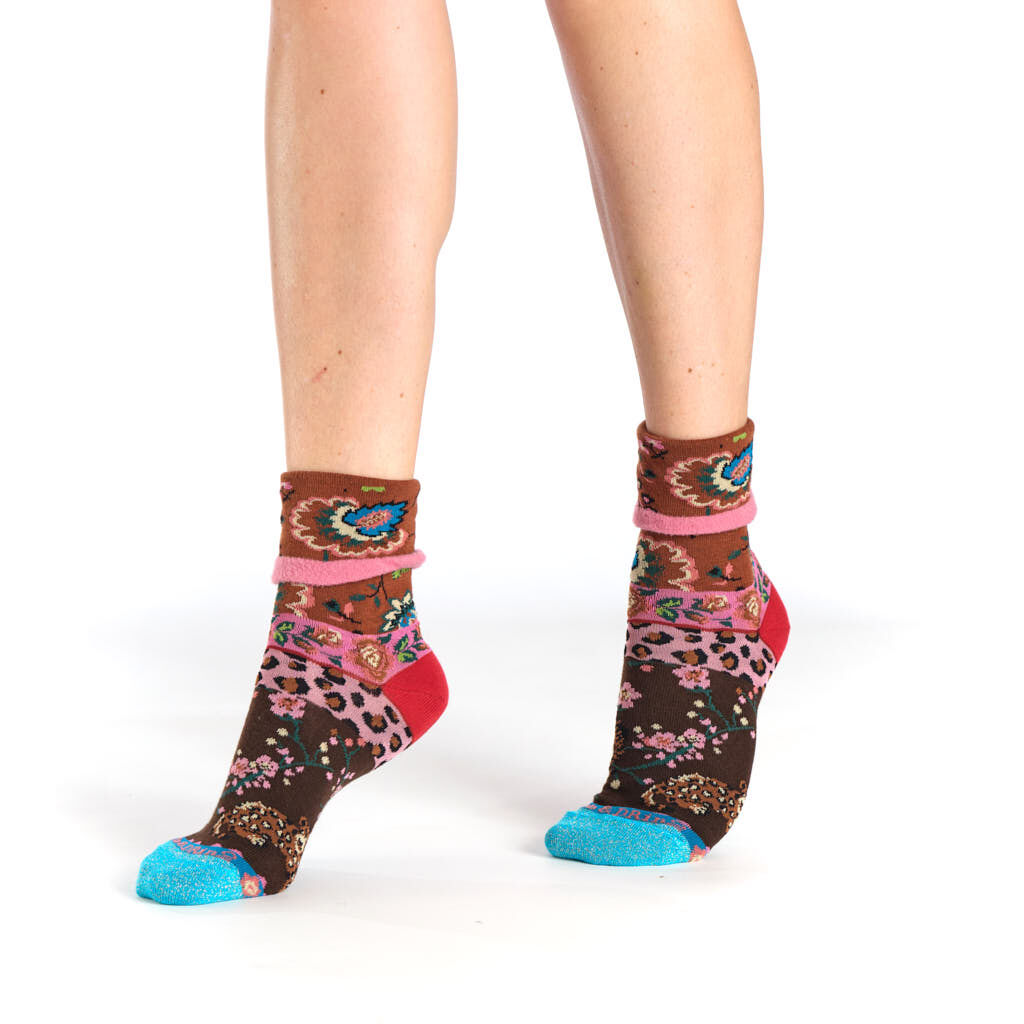 Plush Turn-Up Socks