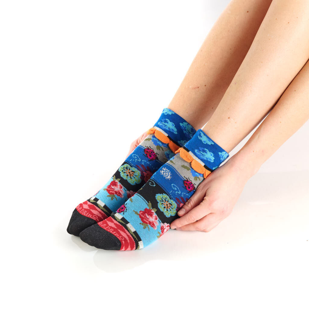 Rosarum cuffed socks