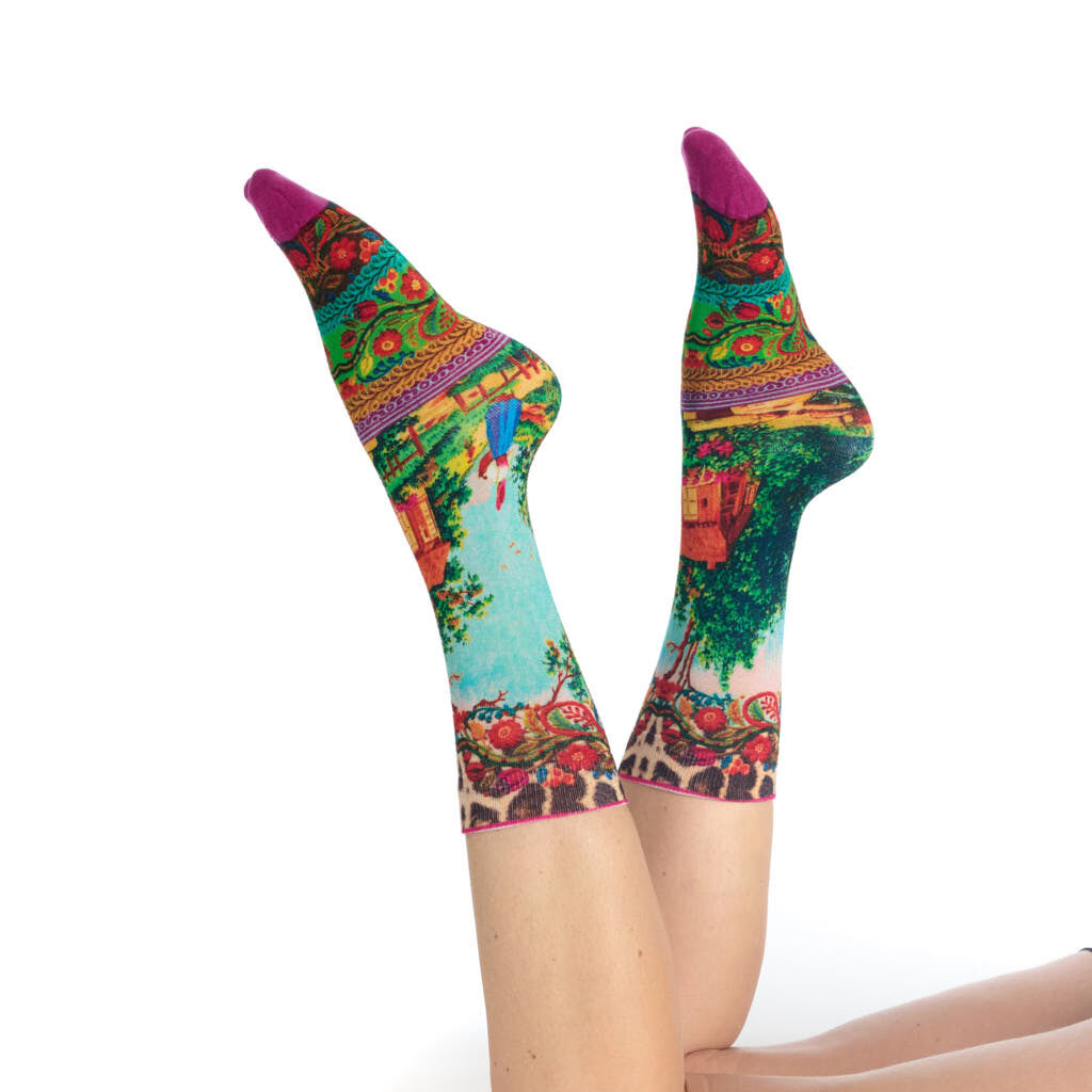 Heidi printed socks