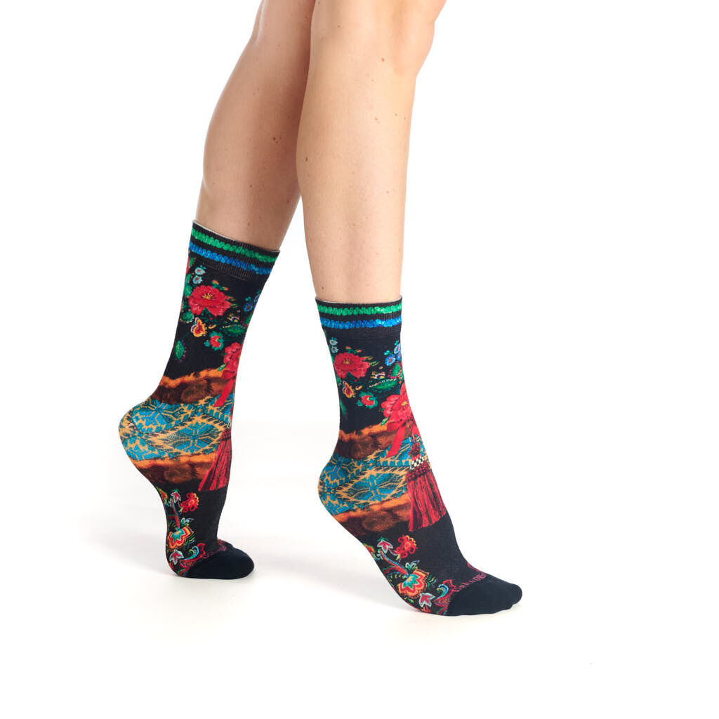 Yule printed socks