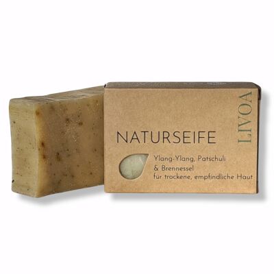 Soap with ylang-ylang, patchouli & nettle
