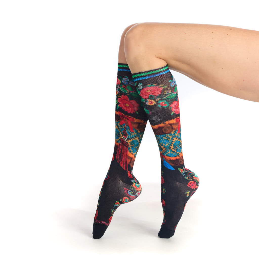 Yule bamboo knee-highs