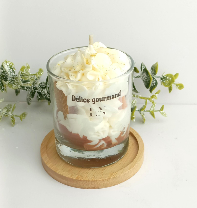 Gourmet candle, a delicious treat