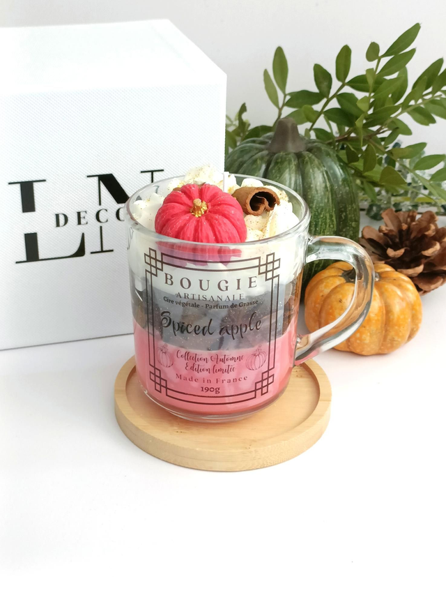 Spiced Apple Gourmet Mug Candle