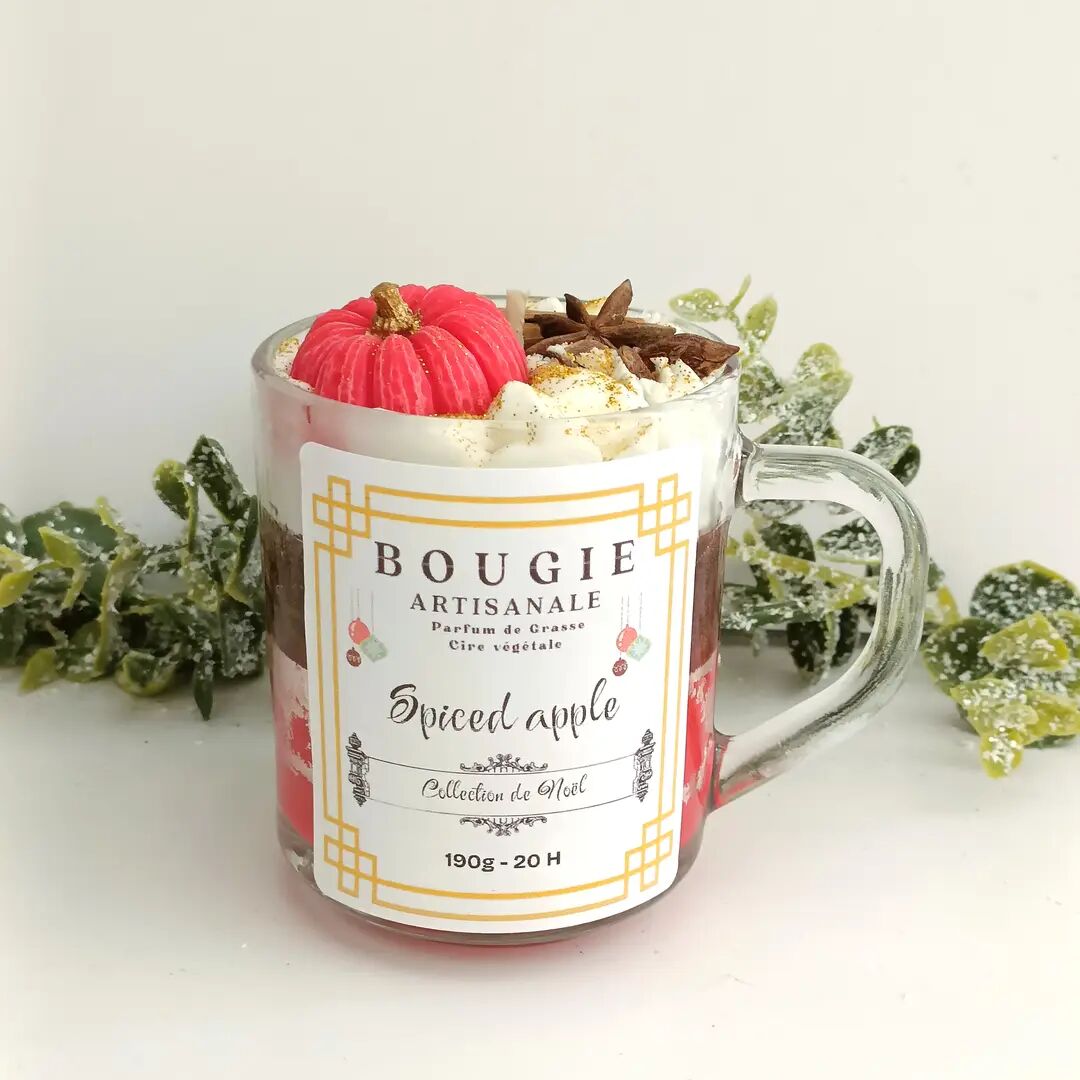 Spiced Apple Gourmet Mug Candle