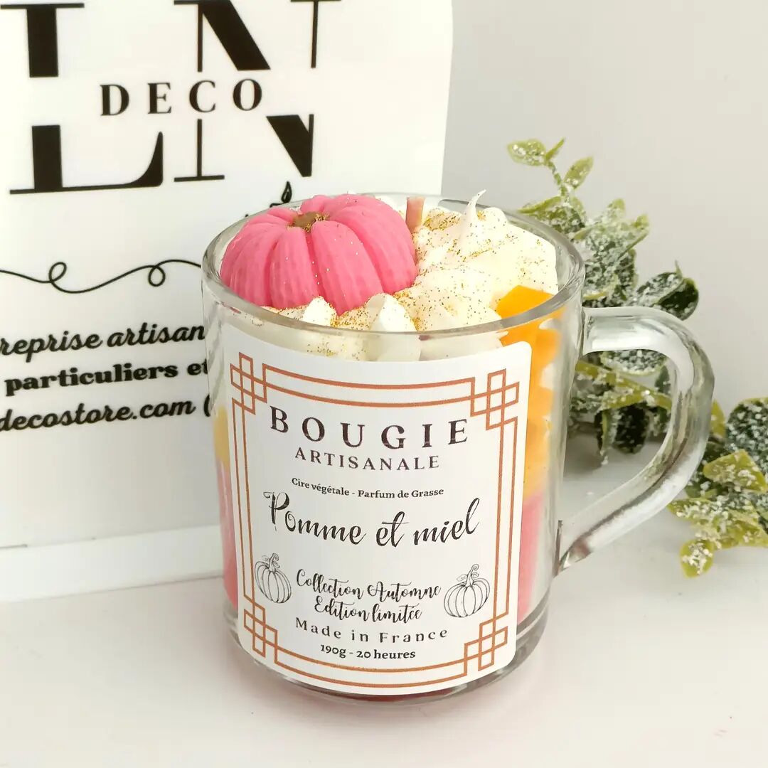 Apple and Honey Gourmet Mug Candle
