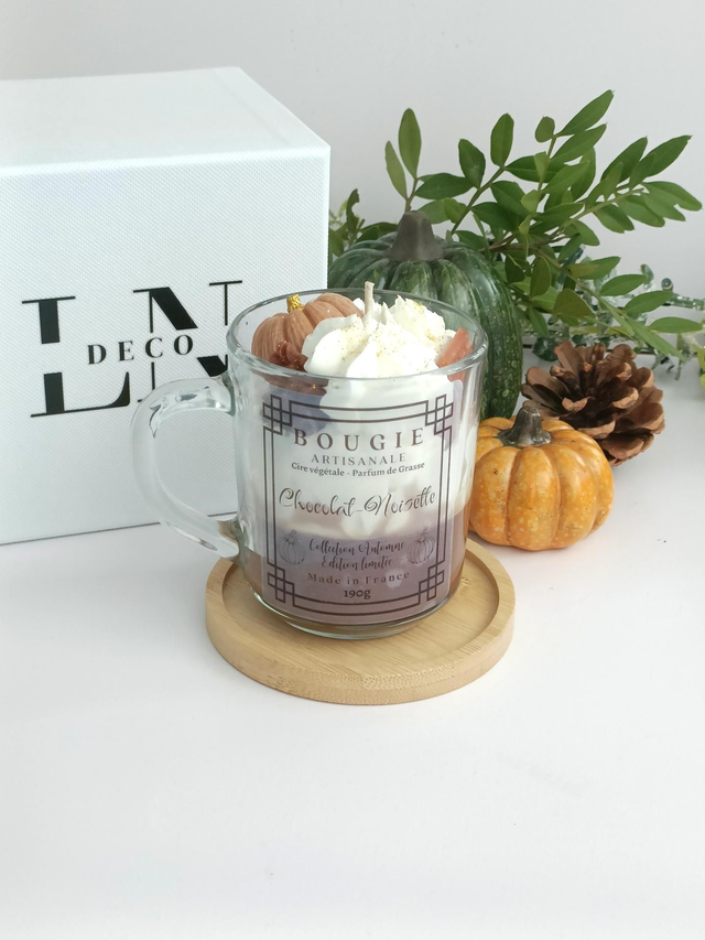 Chocolate Hazelnut Gourmet Mug Candle