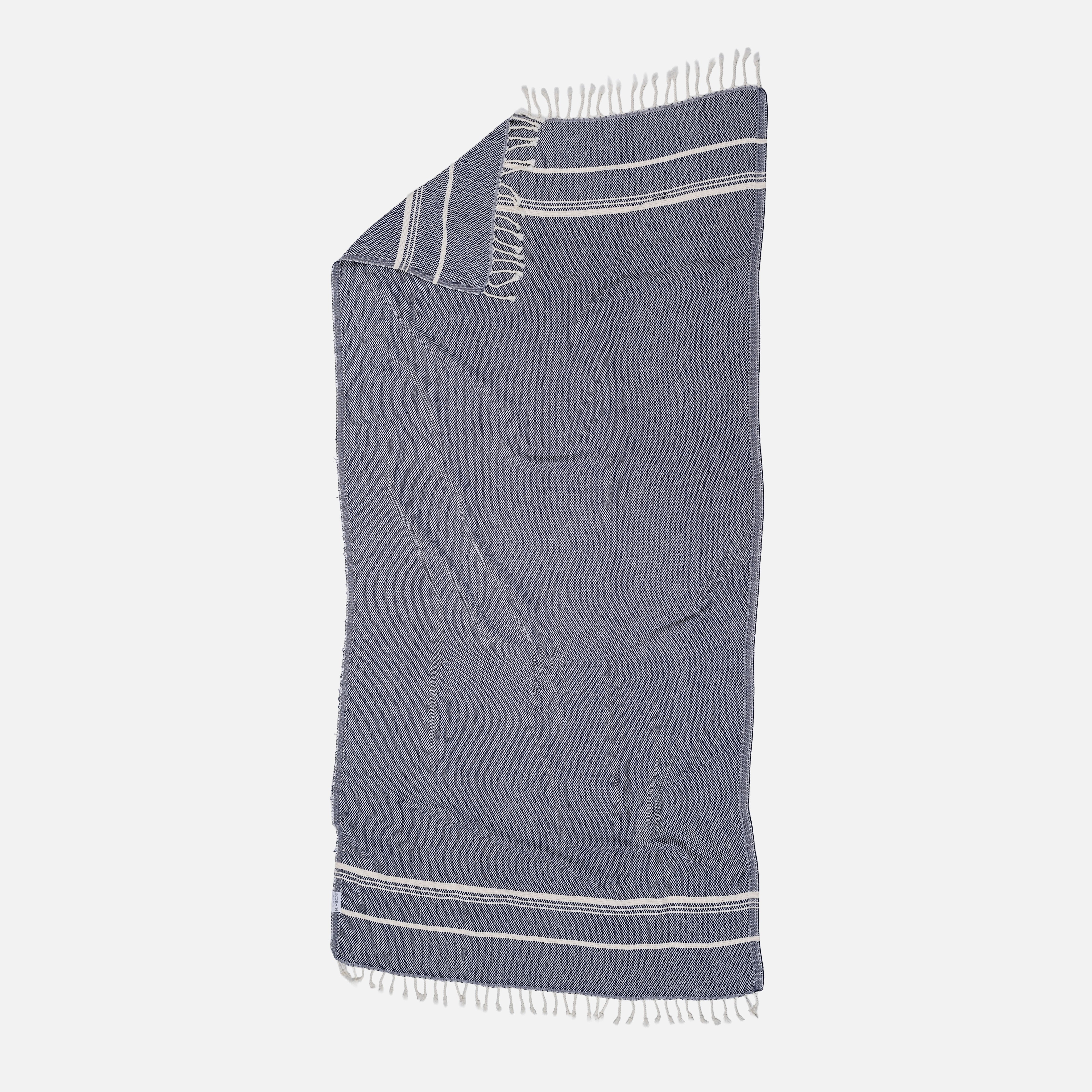 Ecobain Towel "Grit" | Midnight Anchor (Dunkelblau)