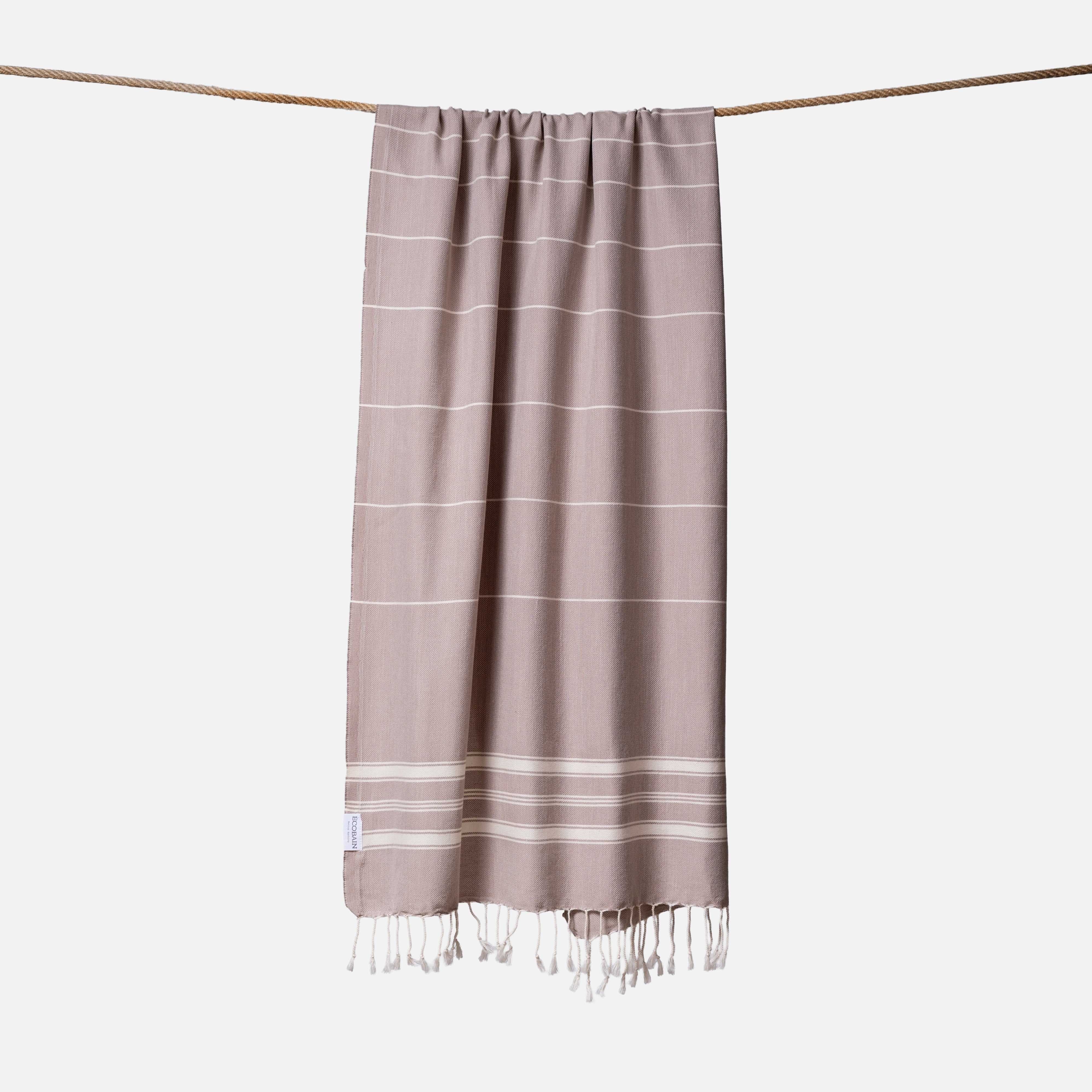 Ecobain Towel "New Classic" | Dusty Pier (Taupe)