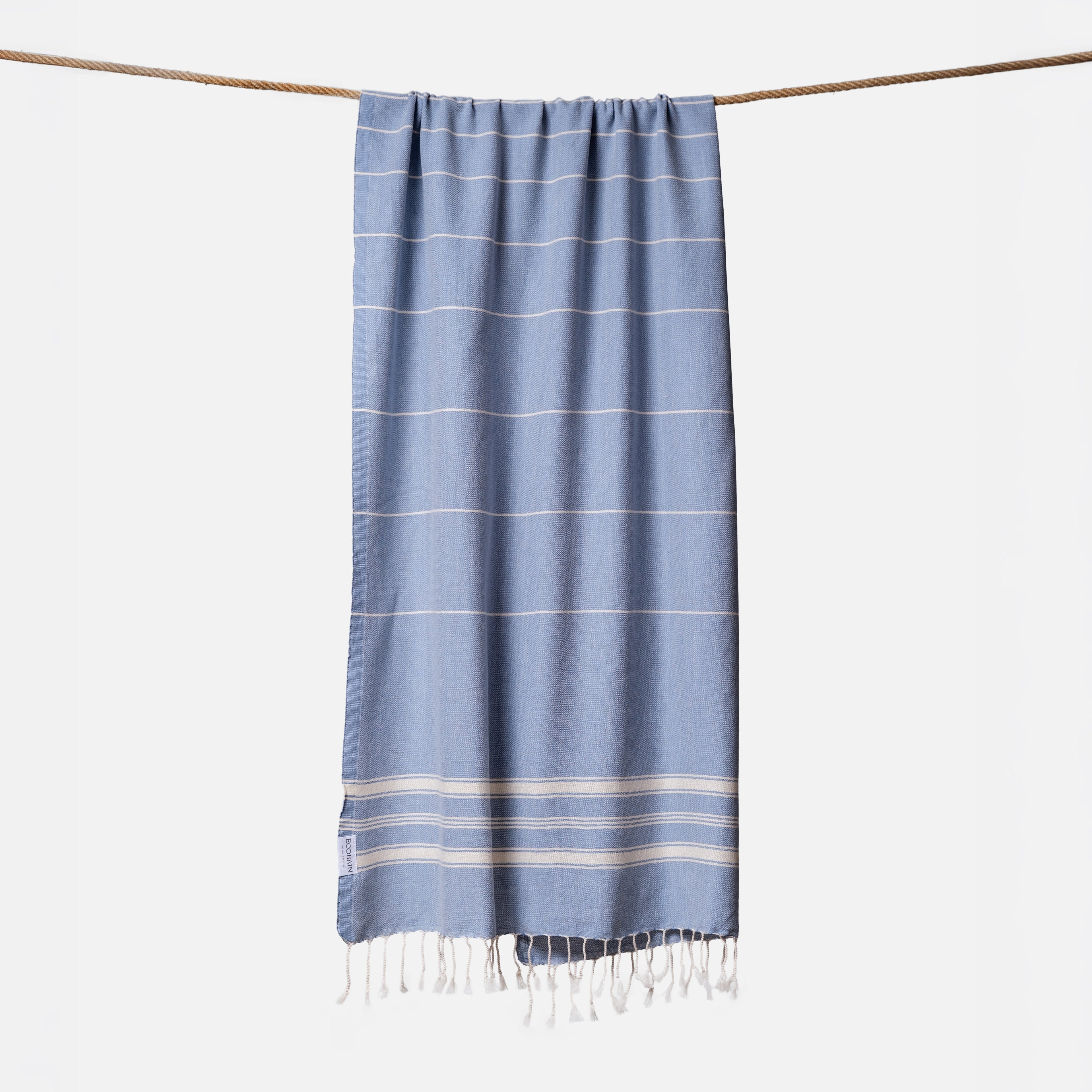 Ecobain Towel "New Classic" | Deep Tide (Mittelblau)