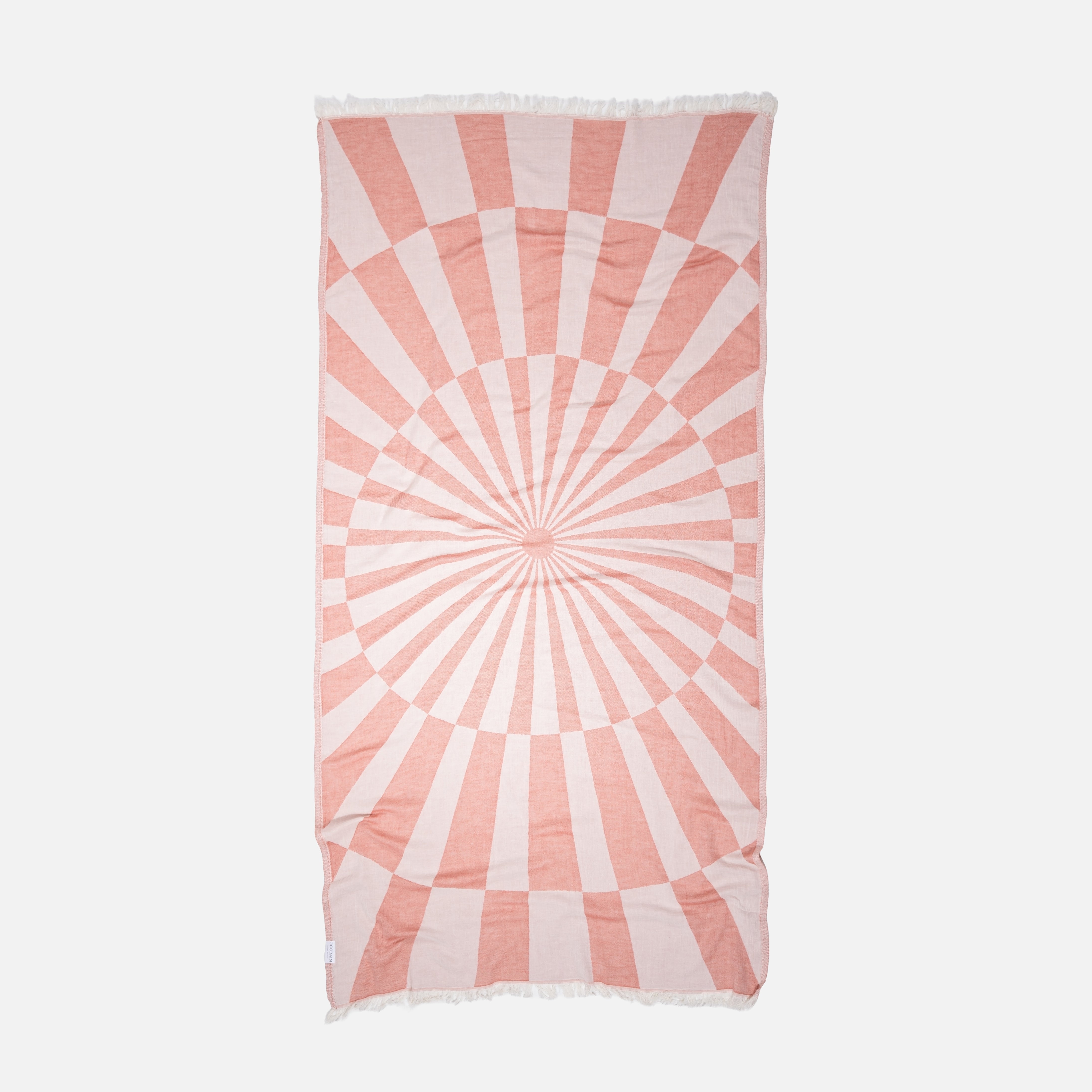 Ecobain Towel "Optique" | Burnt Brick (Rostrot)