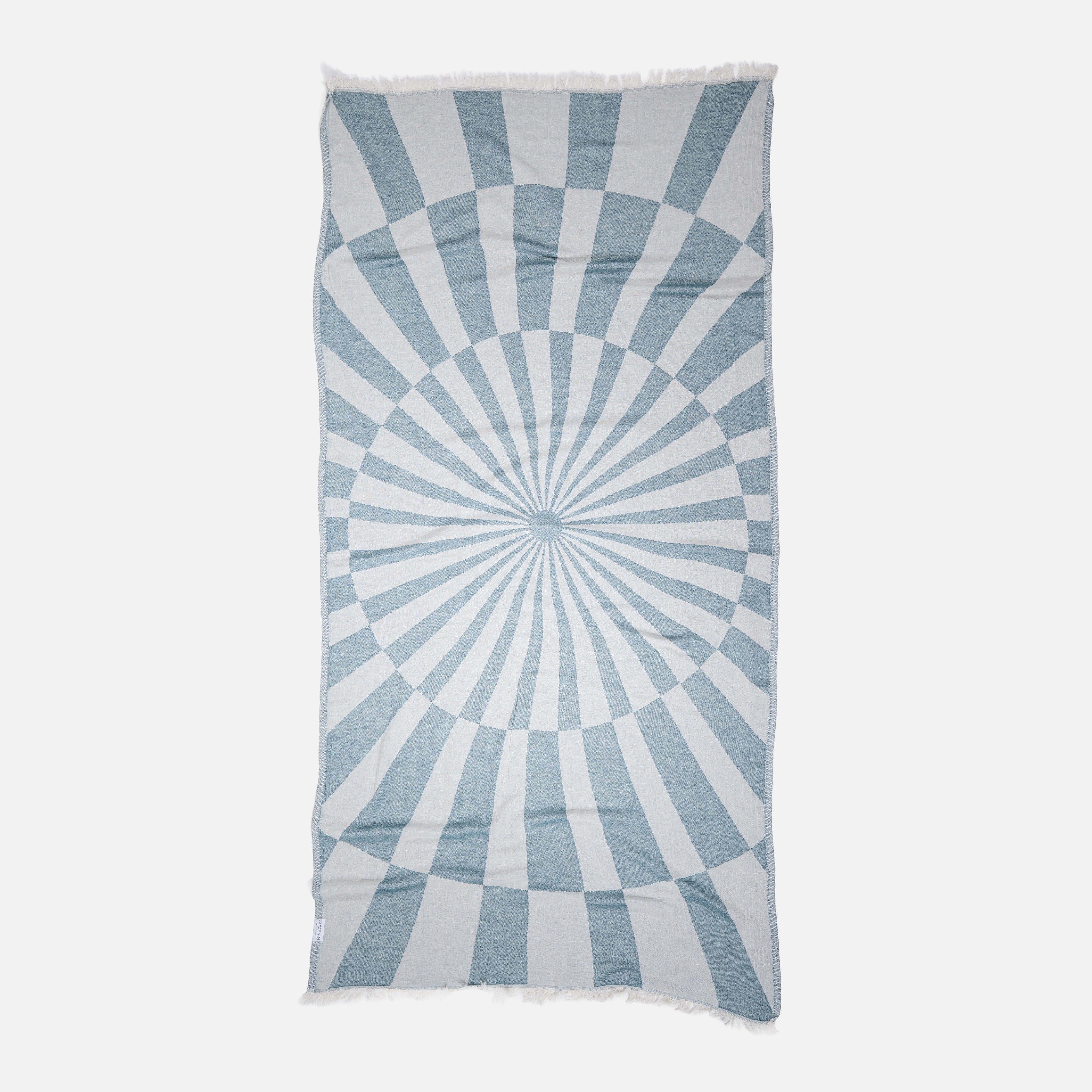 Ecobain Towel "Optique" | Sailors Dream (Petrol)