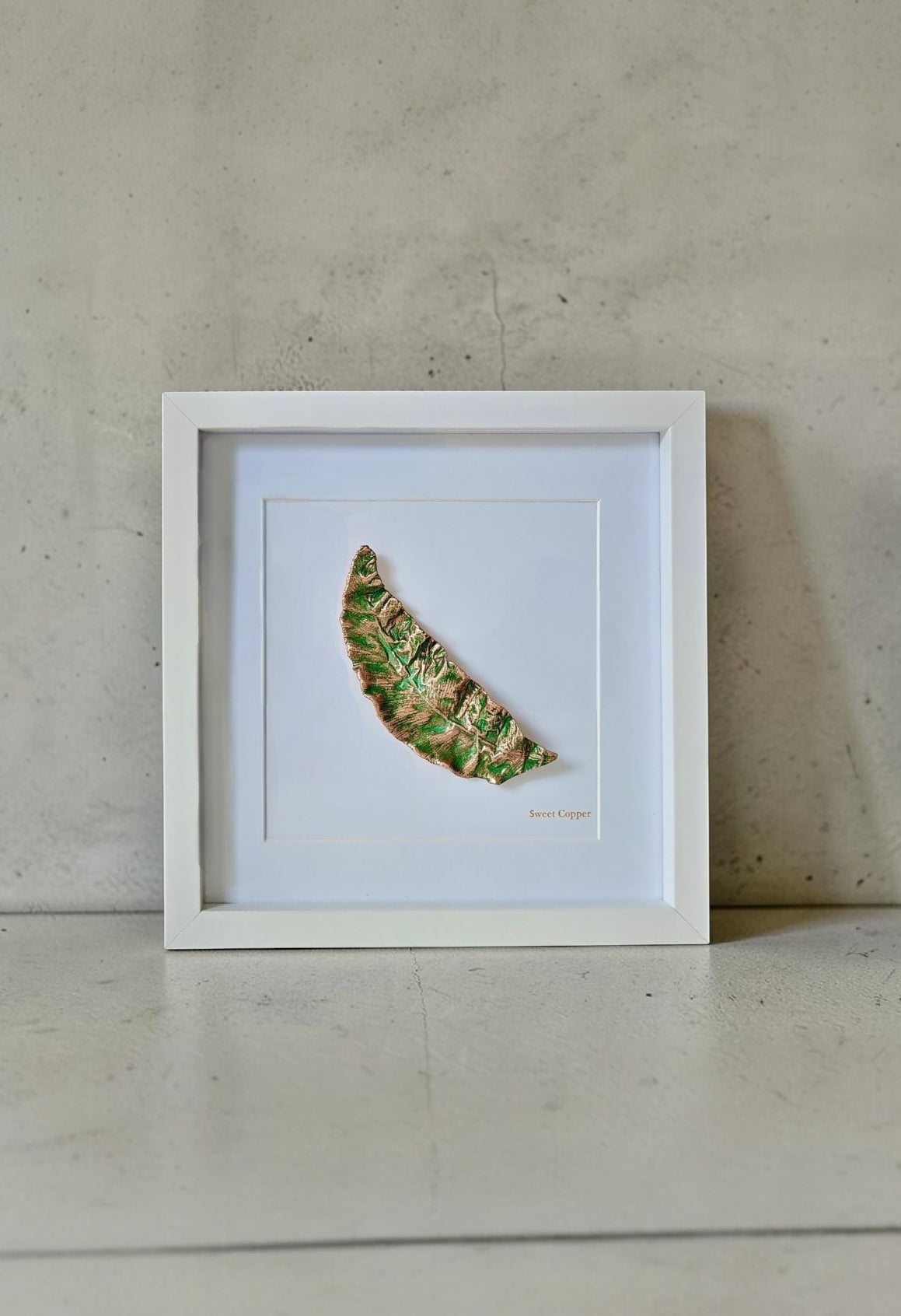 Hart's-Tongue Fern – Green Patina – Wall Art | WA007