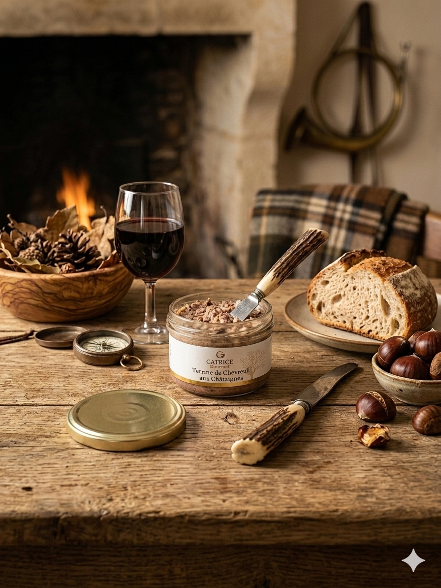 Venison terrine with chestnuts 100g New for 2026