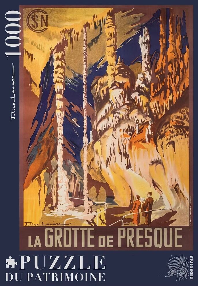 1000-piece puzzle - The Cave of Presque by Lacaze