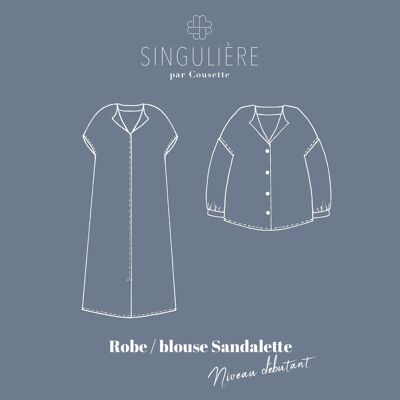 Sewing pattern - Sandalette dress / blouse