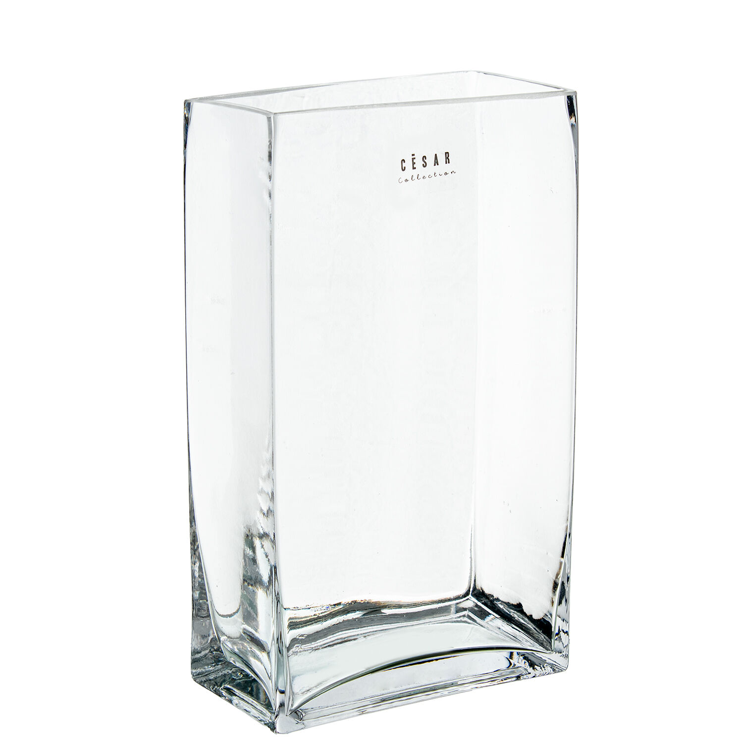 Clear Glass Vase 14X7.5X24.5cm