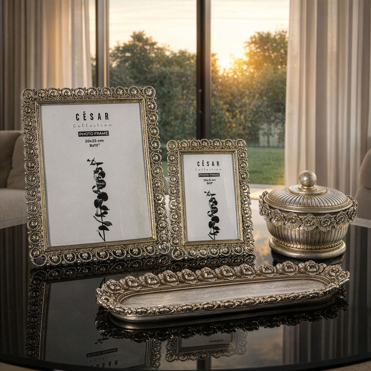 Buy wholesale Resin Photo Frame 20X25cm Silver Int:20X25cm