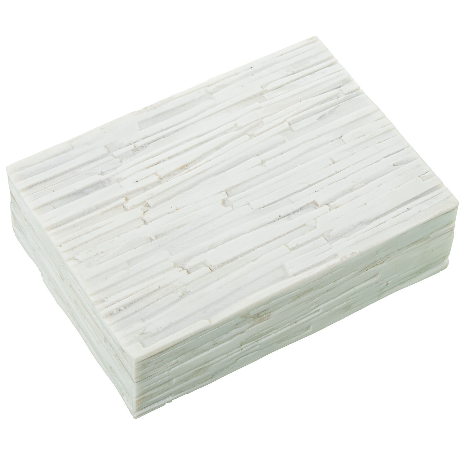 Bone Resin Box with Wooden Base 18X5X13cm