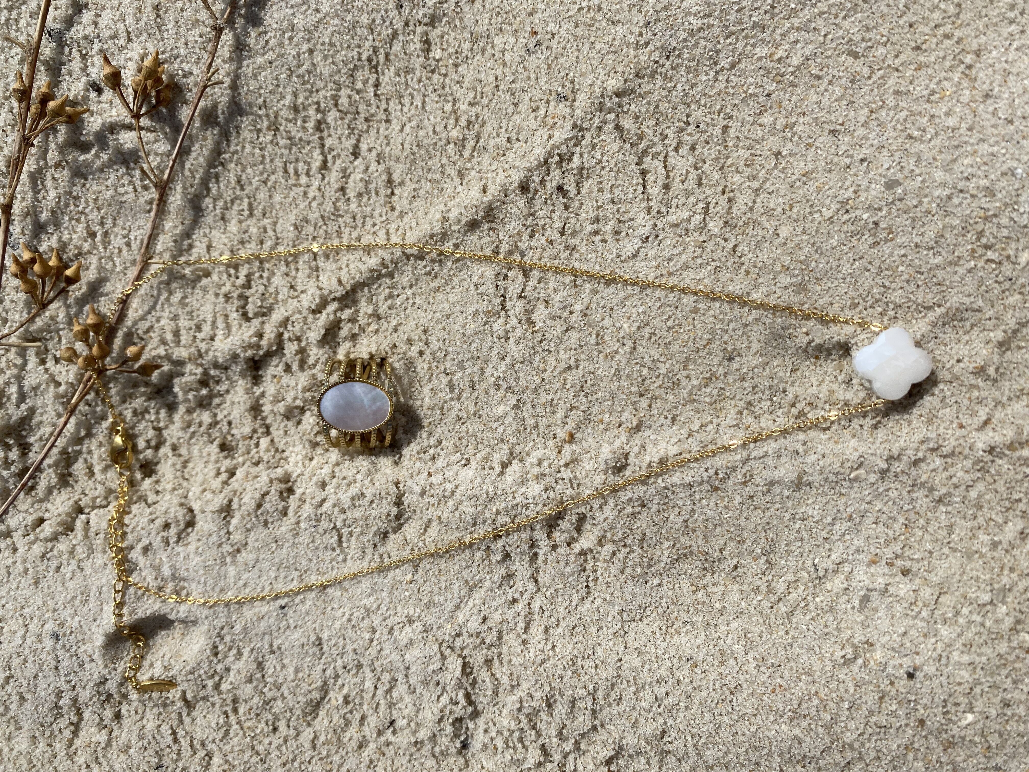 Fanny Diamant-Klee-Halskette