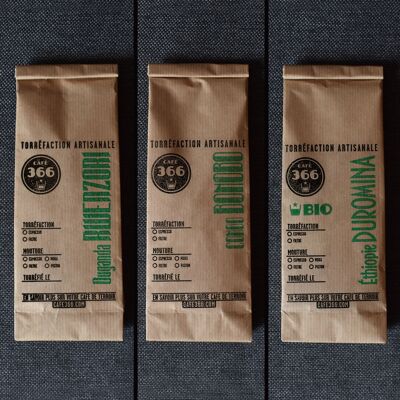 Discovery pack Africa // 3 packets of 250 g grains