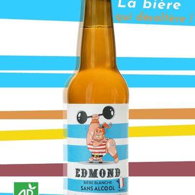 Edmond bière Blanche et BIO sans alcool