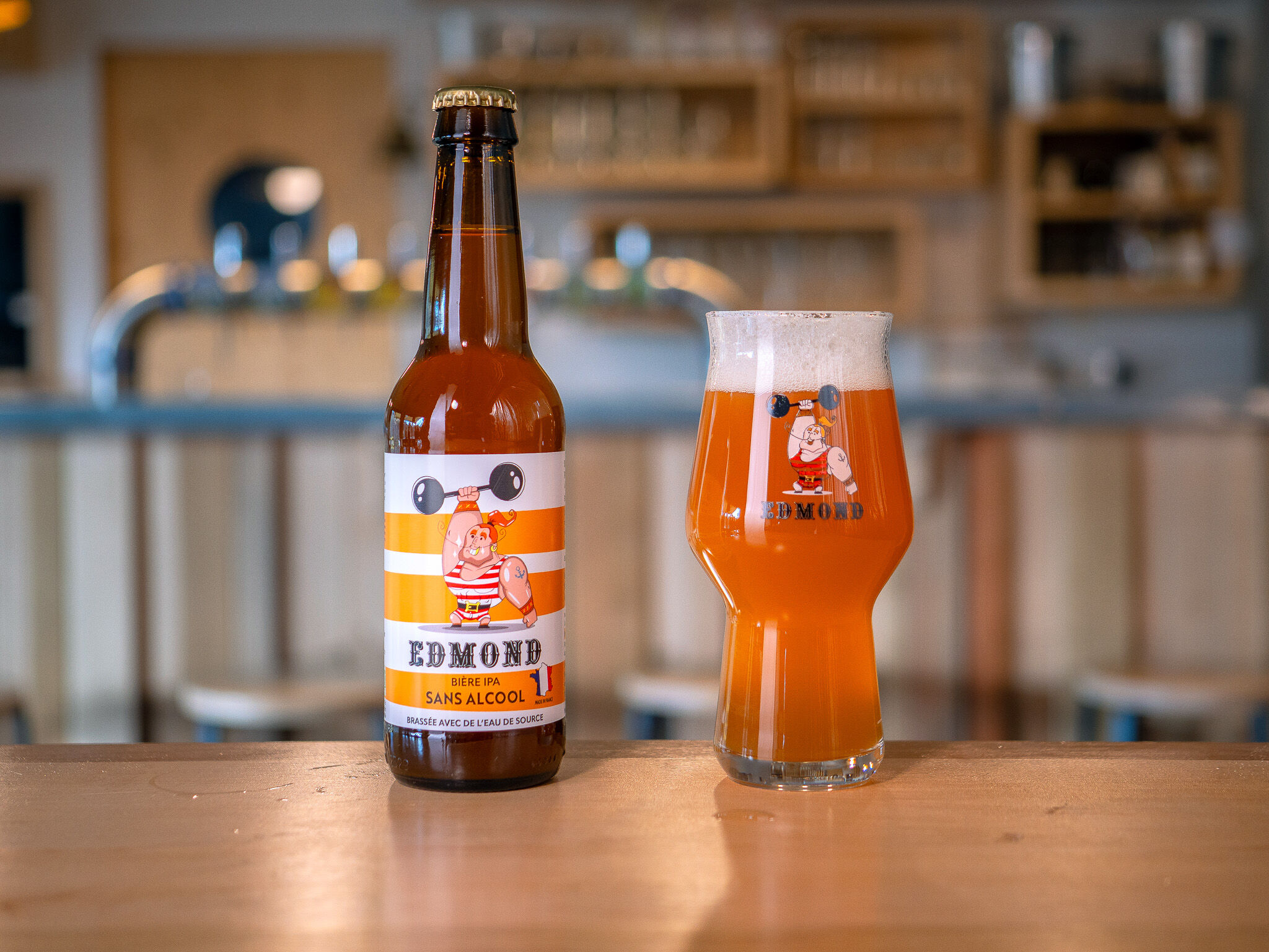 *Edmond Bière l'IPA 33cl BIO sans alcool