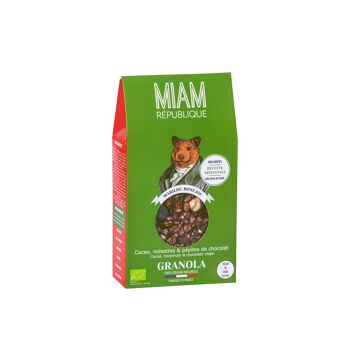 granola, muesli croustillant Chocolat - Cacao & Noisettes - BIO - VEGAN - SANS GLUTEN - 160g 5
