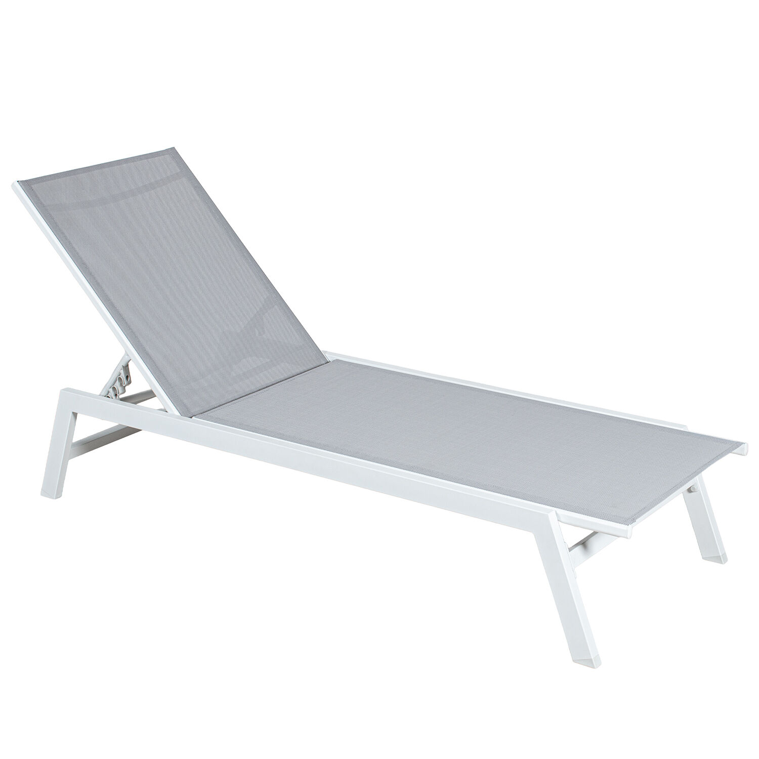 White Aluminum Hammock 192.2X56X31.5/91cm