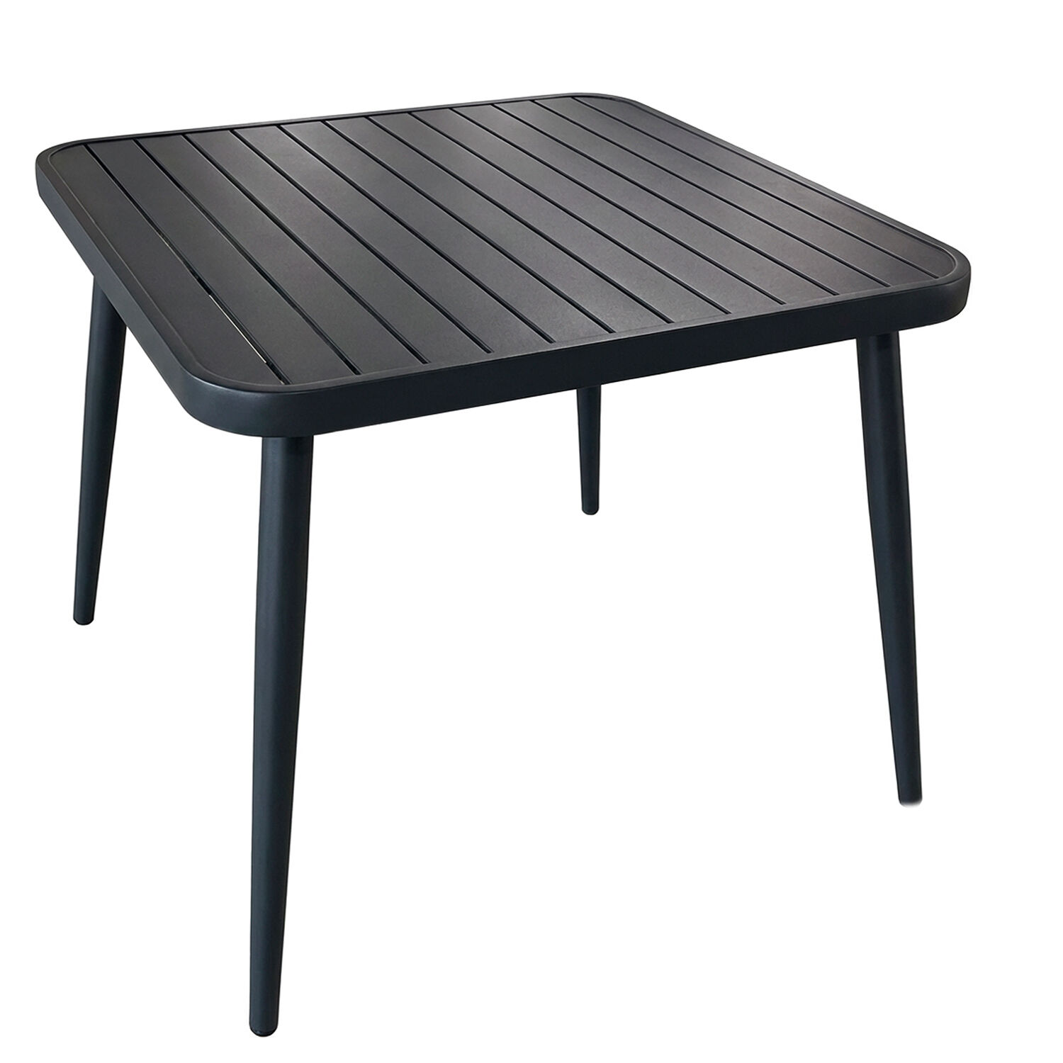 Outdoor Table Aluminum Anthracite 90X90X75cm
