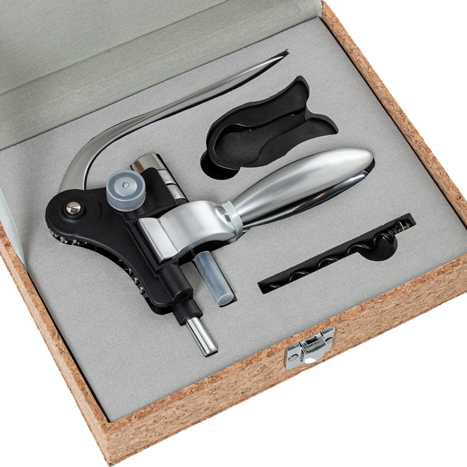 Corkscrew in Cork Box 23X18.5X7cm