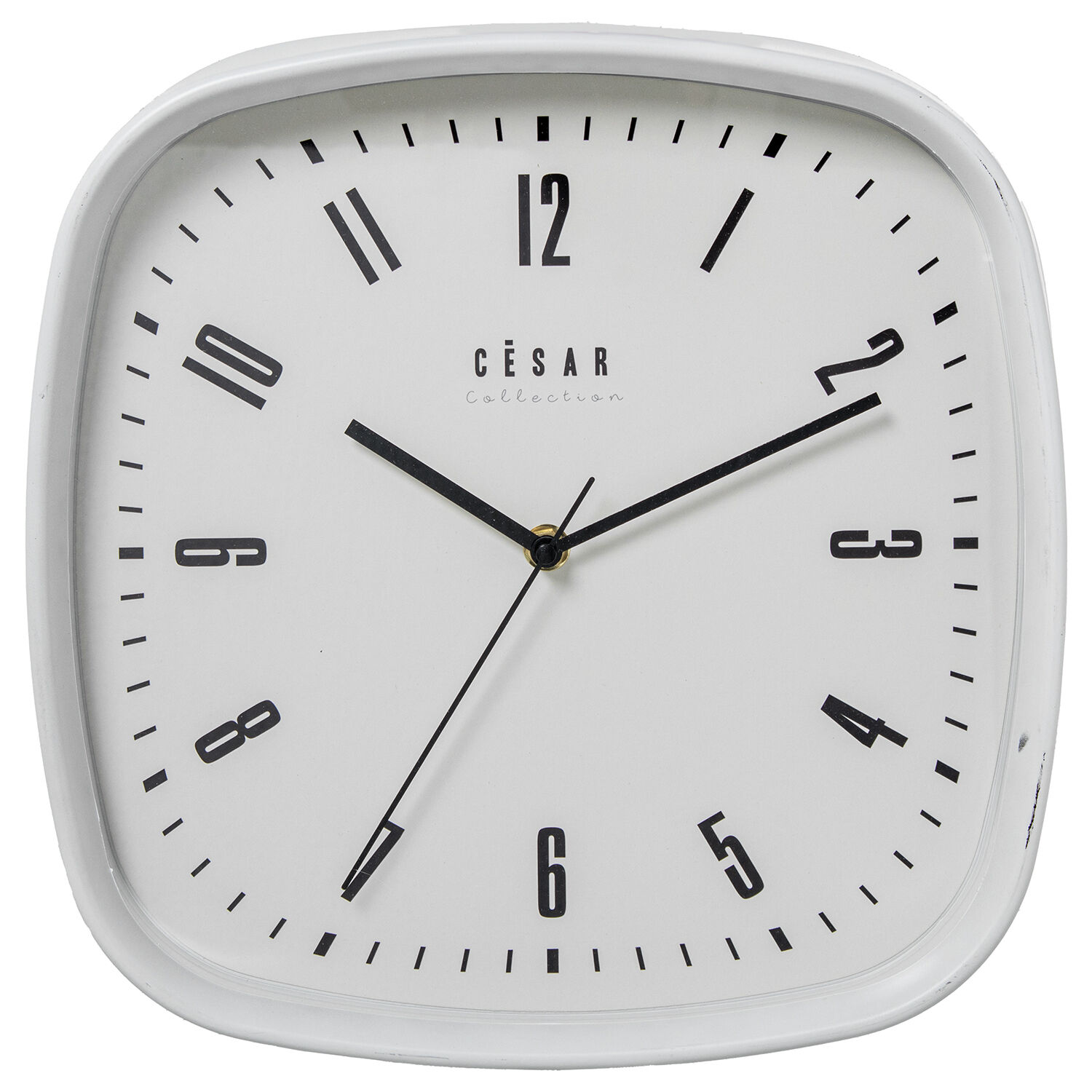 Acrylic Wall Clock 30cm White Frame 30X4cm Battery: 1Xaa Not Included - LifeLike_86309