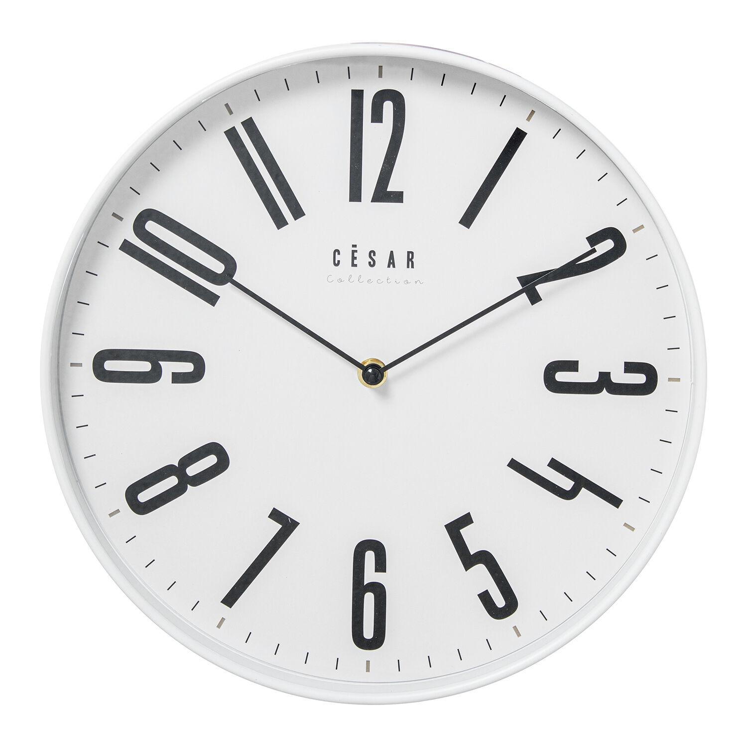 Acrylic Wall Clock 30cm White Frame 30X4cm Battery: 1Xaa Not Included - LifeLike_86311