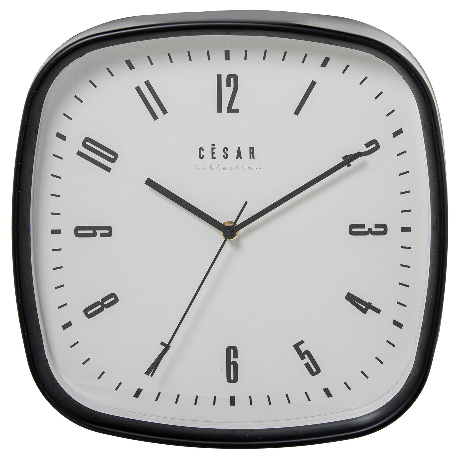 Acrylic Wall Clock 30cm Black Frame 30X4cm Battery: 1Xaa Not Included - LifeLike_86308