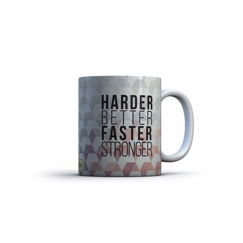 Printed Mug [Harder Better Faster Stronger]
