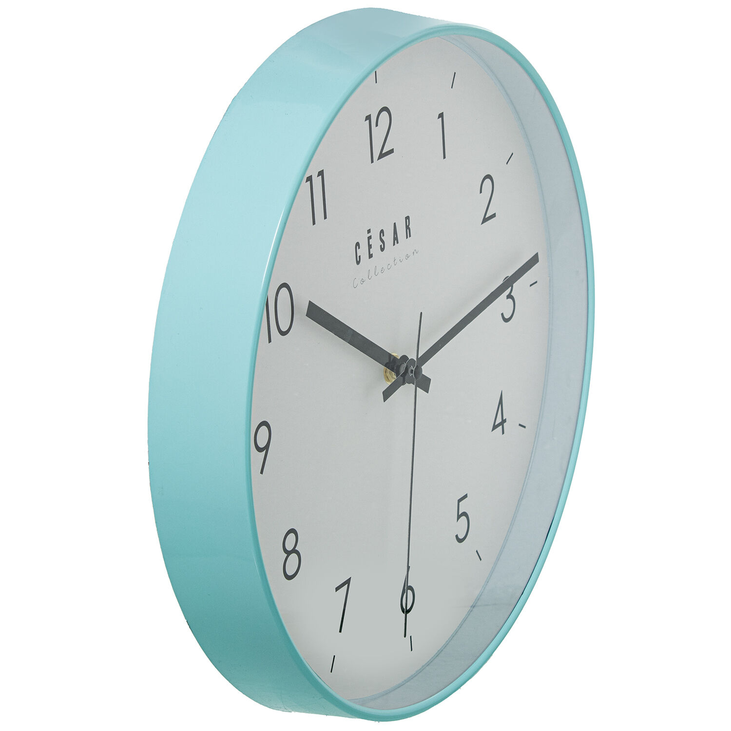 Reloj Pared Acrilico 30cm Marco Verde Menta 30X4cm Pila:1Xaa No Incluida - LifeLike_86364