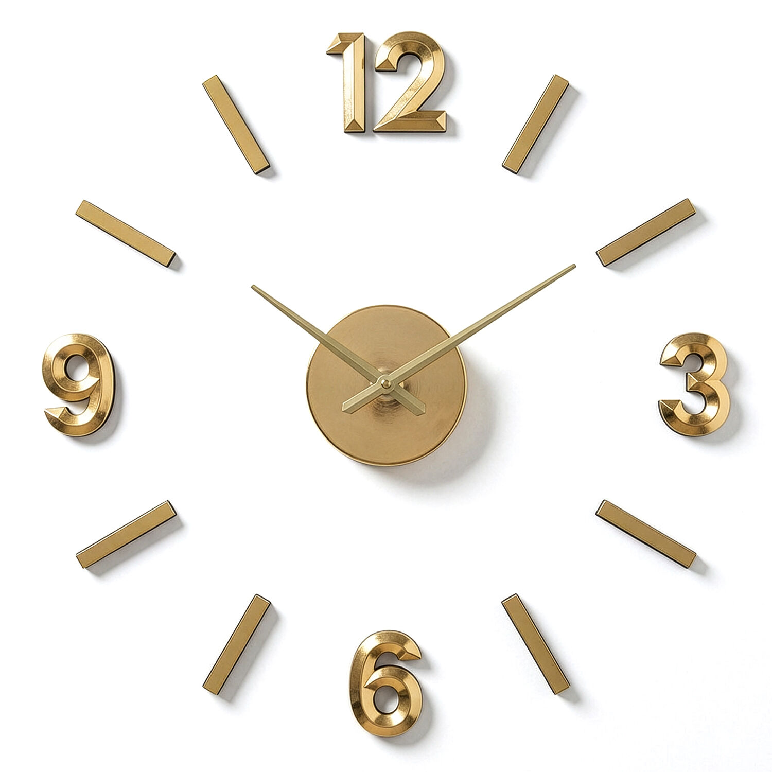 Adhesive Wall Clock, Evaporated Rubber, 60cm, Suggested Diameter