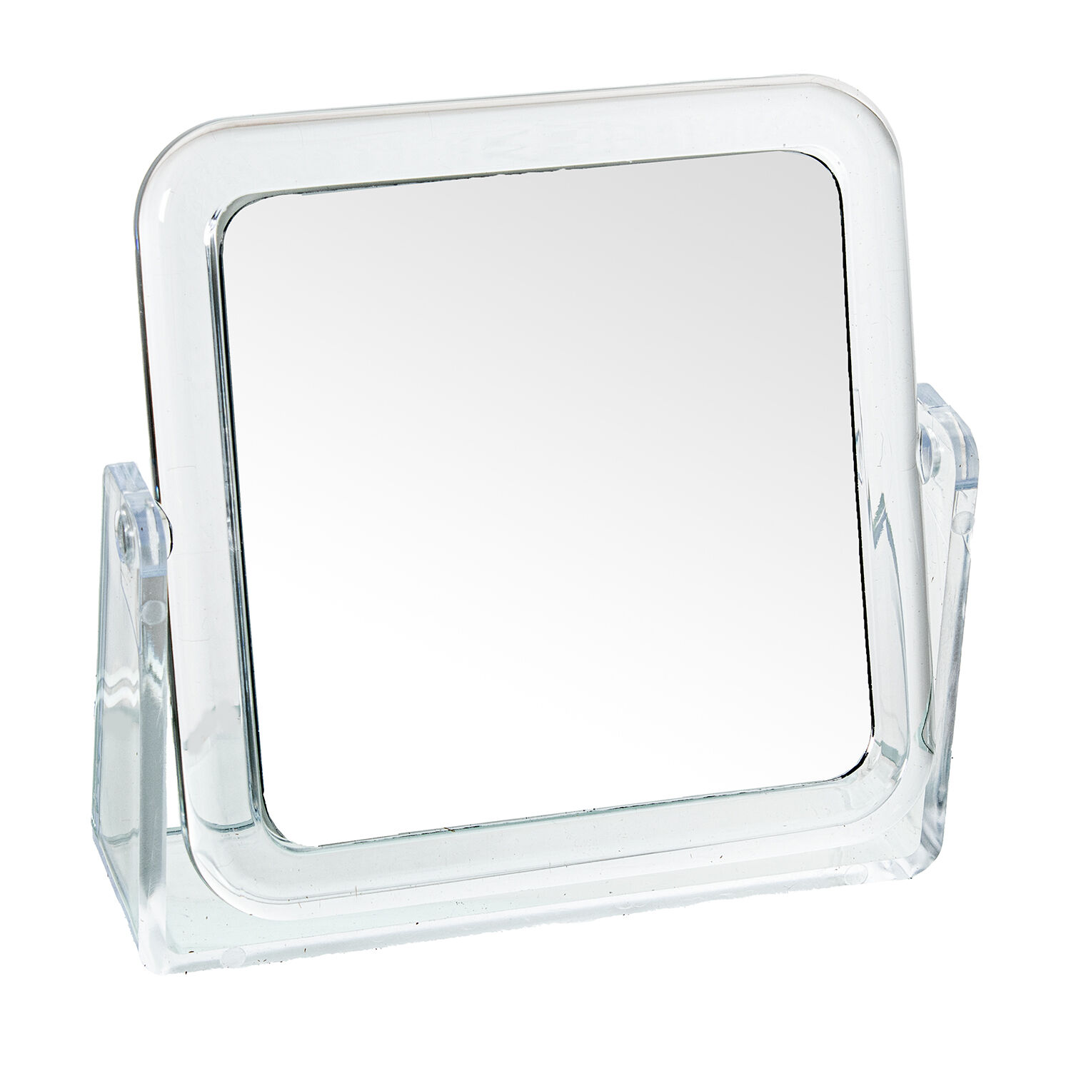 Acrylic Bathroom Countertop Mirror, 2 Sides: X1 X3 13X3.5X13cm Int:10X10cm