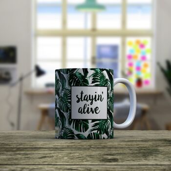 Mug imprimé [Stayin' Alive] 2