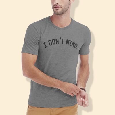 T-Shirt mit Print - Herren [I Don't Mind] - Medium