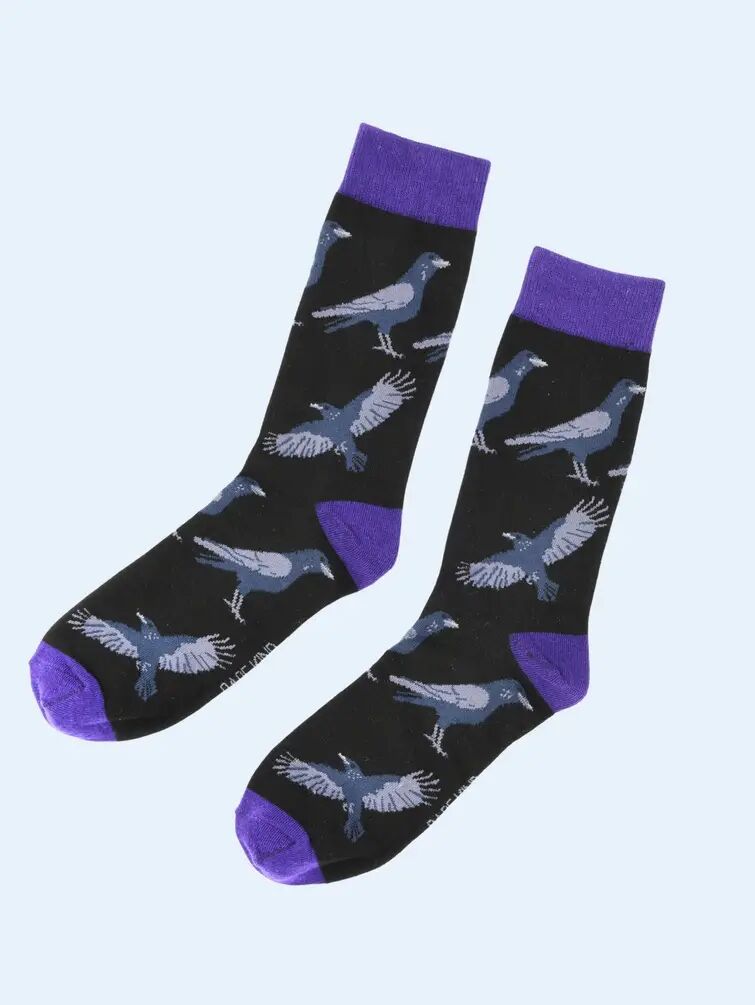 Raven Socks | Bamboo Socks | Black Socks