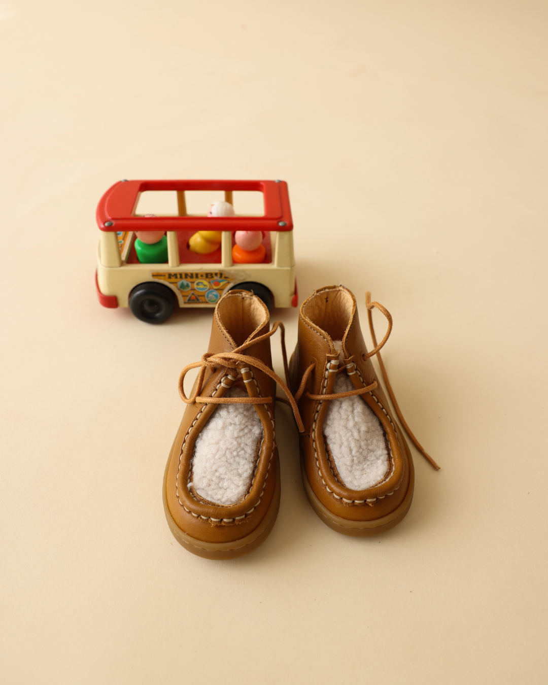 Octave Brown-Fleece Derby Shoes