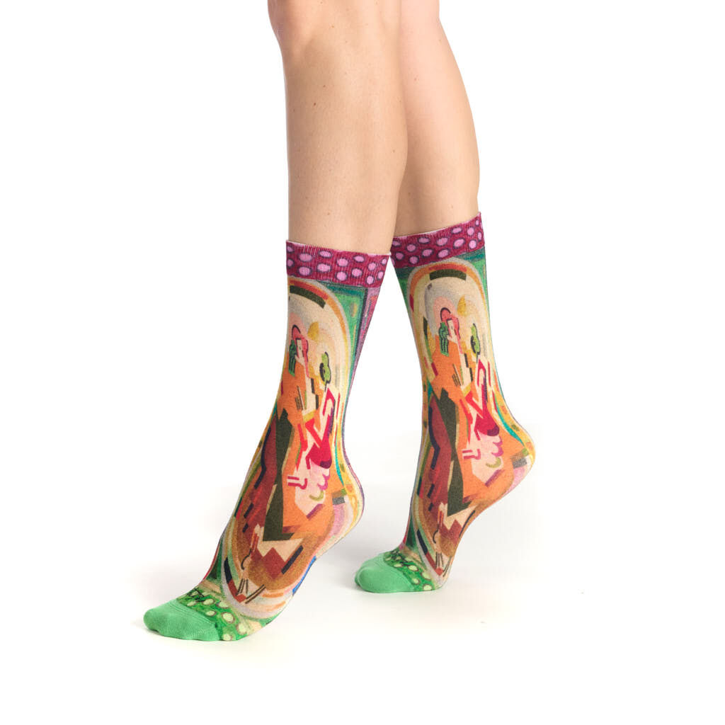 Pink/Green Socks