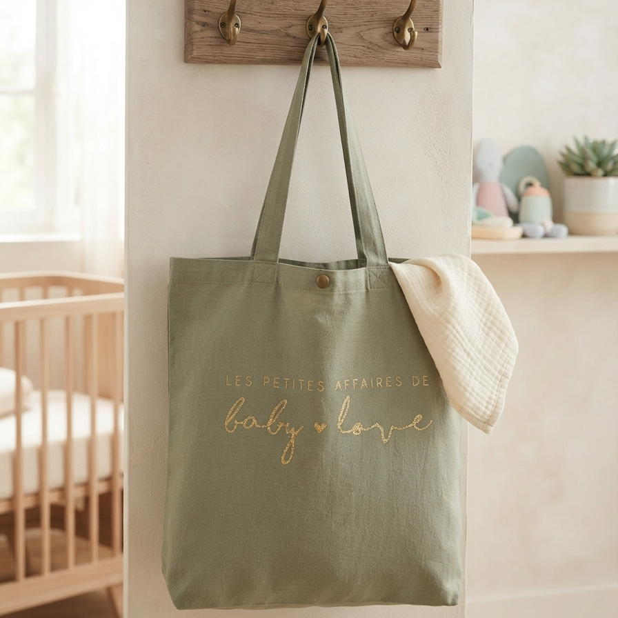 "Baby Love" Tote Bag - 4 colors to choose from